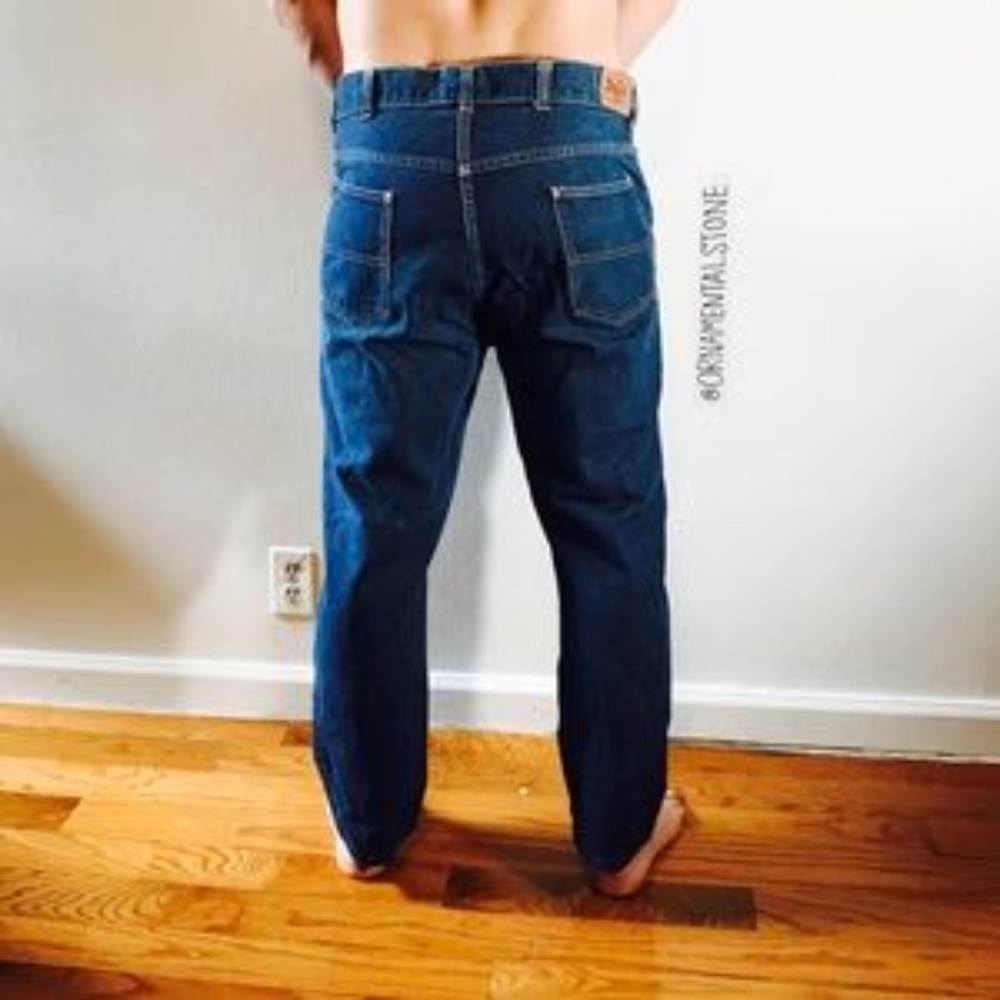 VINTAGE MENS CIRCLE RANCH SEARS BLUE JEANS 0029 - Picture 4 of 8